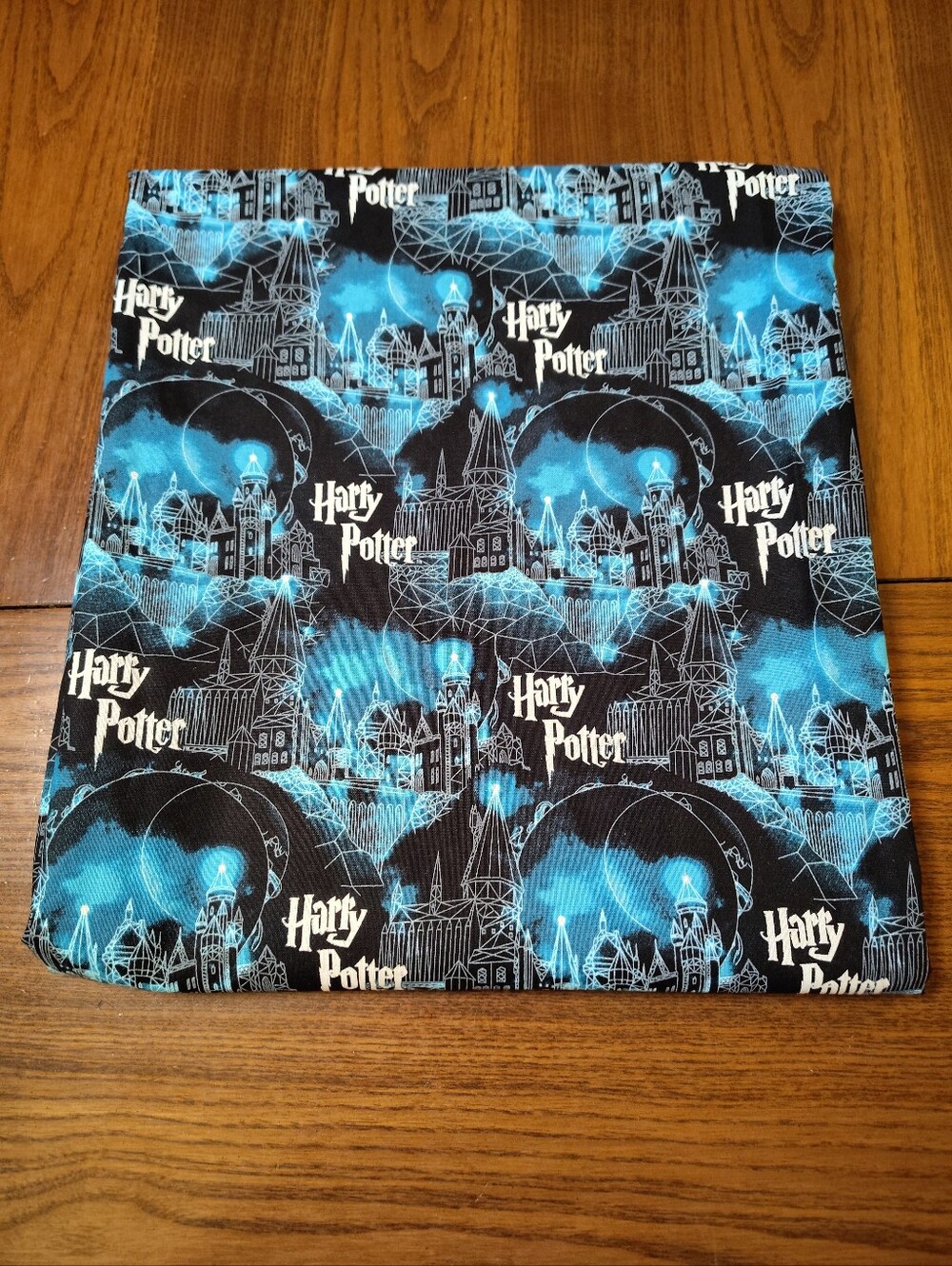 Harry Potter Fabric Camelot Hogwarts Castle Moon Blue Black 2 Yds Cotton Sewing
